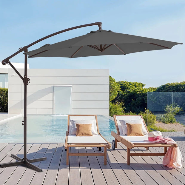 Syala Outdoor Hanging Offset Cantilever Umbrella for Patio